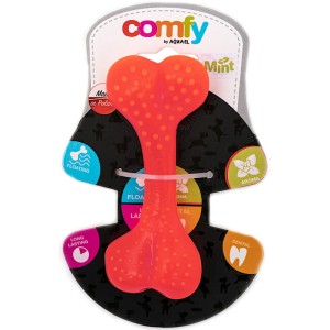 Zabawka, kość, gryzak dla psa aport Comfy 12,5cm Orange