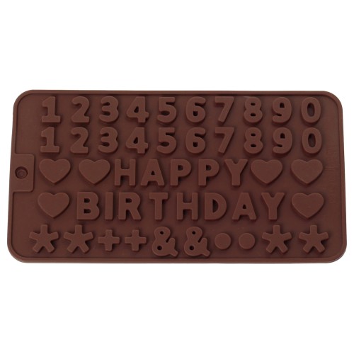 Silikonowa forma, foremka do czekoladek, Urodziny