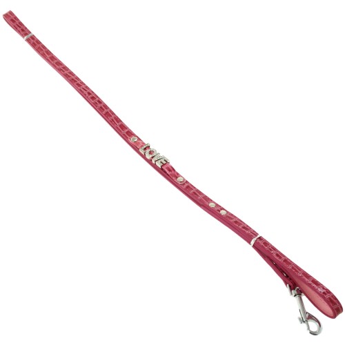 Smycz dla psa Comfy Olympia Love Różowa S 120 cm