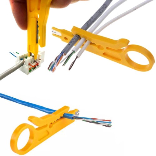 Nóż ściągacz izolacji kabli UTP / STP wciskacz LSA