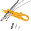 Nóż ściągacz izolacji kabli UTP / STP wciskacz LSA