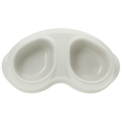 Miska Comfy dla psa, kota, 2x200ml Szary Jedwab