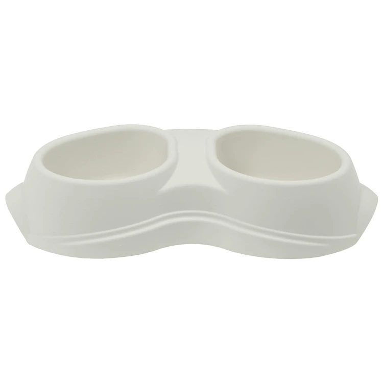 Miska Comfy dla psa, kota, 2x200ml Szary Jedwab