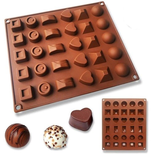 Silikonowa forma foremka do czekoladek mix 6 wzorów