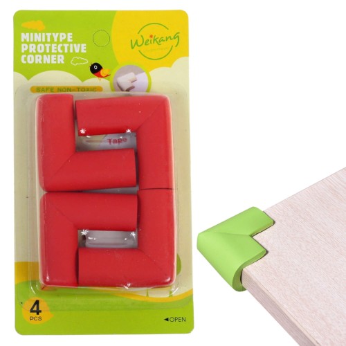 Zabezpieczenia osłonki na narożniki 4 szt. Czerwone