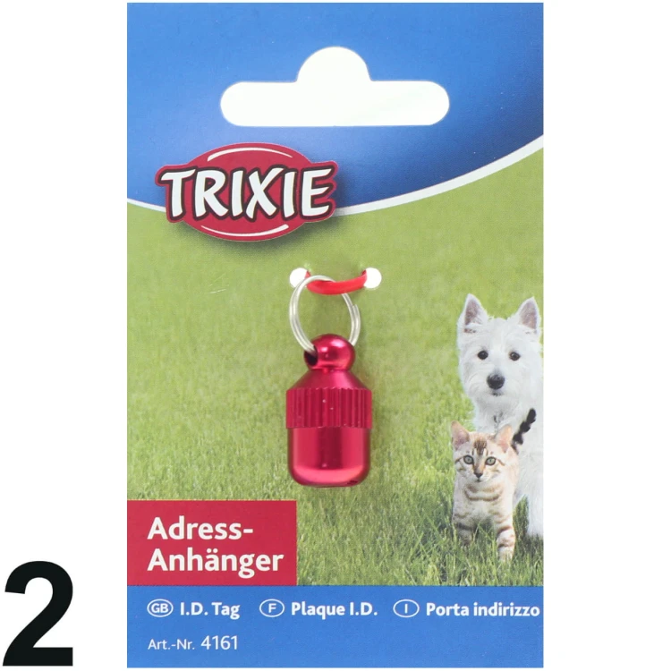 Adresówka, identyfikator psa kota Mix kolor Trixie
