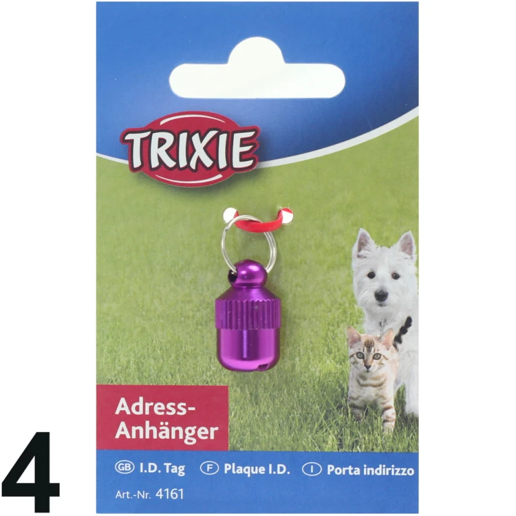 Adresówka, identyfikator psa kota Mix kolor Trixie
