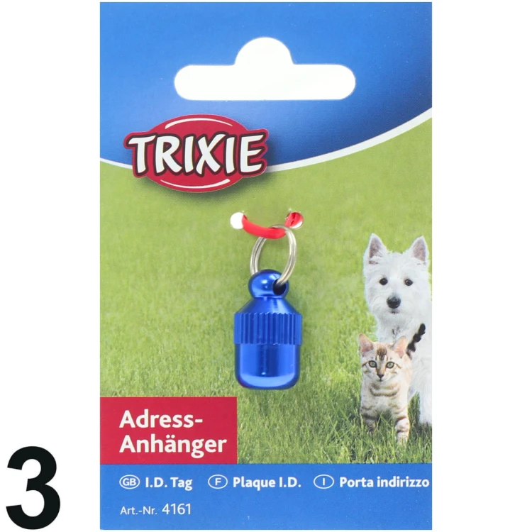 Adresówka, identyfikator psa kota Mix kolor Trixie