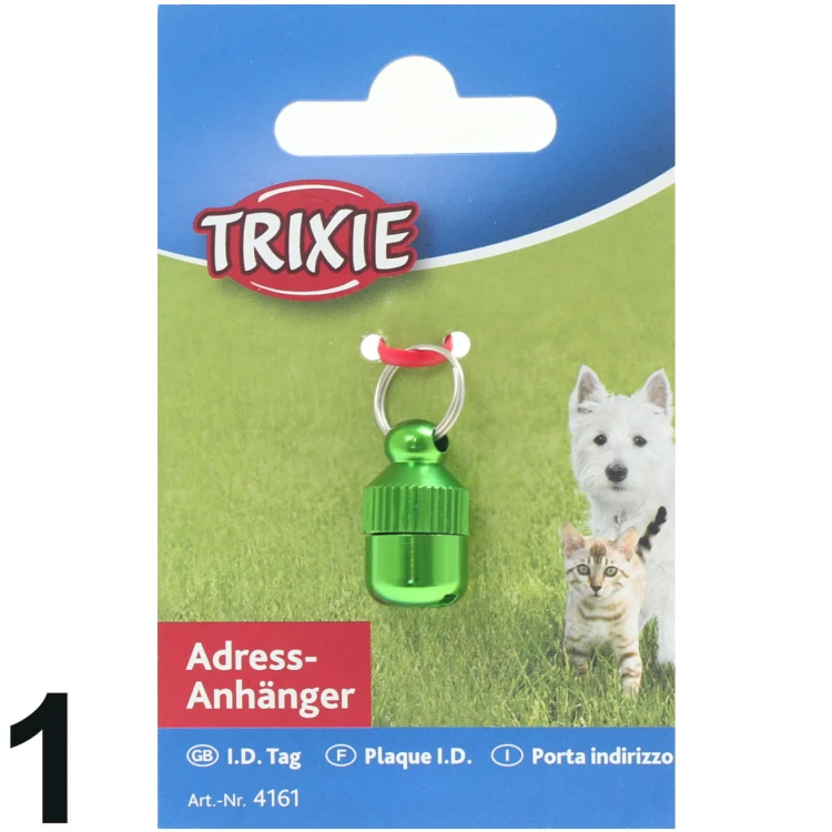 Adresówka, identyfikator psa kota Mix kolor Trixie