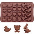 Silikonowe foremki do czekoladek, pralin i lodu wzór 2