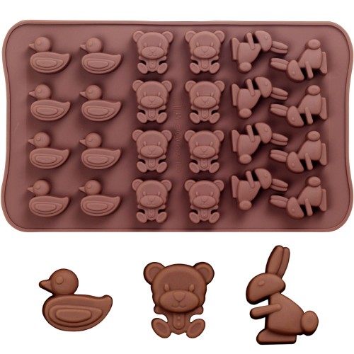 Silikonowe foremki do czekoladek, pralin i lodu wzór 2