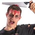 Opaska na Halloween Piła Ręczna w głowie Fotobudka
