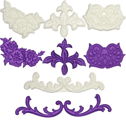 Wykrawacze do masy cukrowej tort szablony Ornament