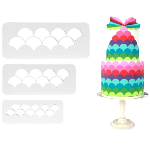 Foremki wykrawacze geometryczne do masy cukrowej