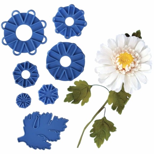 Foremki wykrawacze do masy cukrowej tort Rumianki