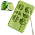 Silikonowa foremka do kostek lody Limonka, patyczki