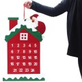 Kalendarz Adwentowy zawieszany Święty Mikołaj