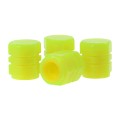 Fluorescencyjne nakrętki nakładki na wentyle 4 szt