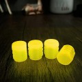 Fluorescencyjne nakrętki nakładki na wentyle 4 szt