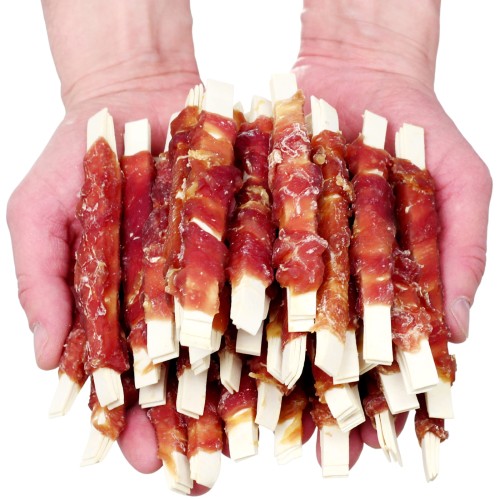 Przysmak psa dorsz owinięty kaczką Hau&amp;Miau 500g