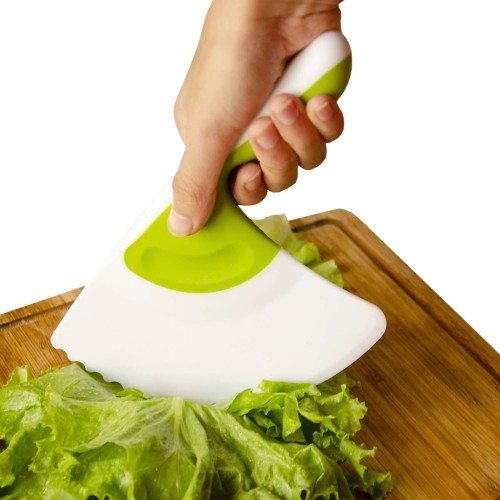 Nóż, siekacz, krajacz do warzyw w misce