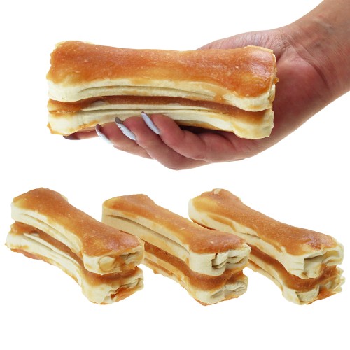 Przysmak psa prasowana kość kurczakiem HauMiau500g