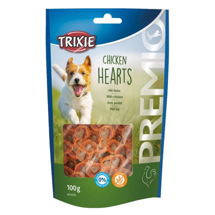 Przysmak psa miękkie serca kurczakiem Trixie 100g