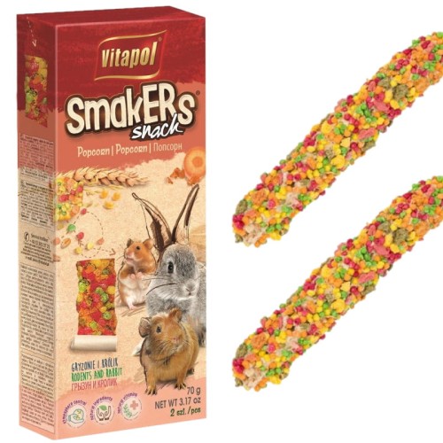 Karma kolba gryzoni królika Popcorn Vitapol 2szt