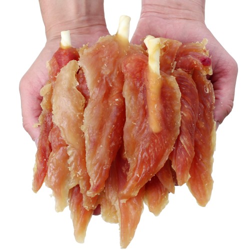 Przysmak psa filet kurczaka na patyku HauMiau 500g