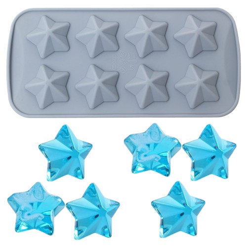 Silikonowa forma foremka do czekolady lodu Gwiazdy