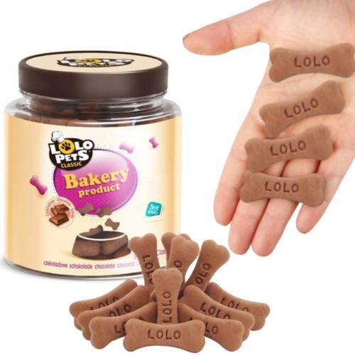 Ciastka przysmak psa, Czekoladowe M Lolo Pets 210g