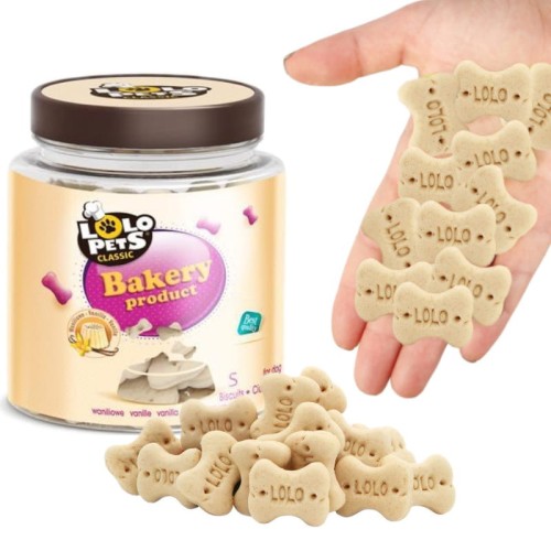 Ciastka przysmak psa, Waniliowe S Lolo Pets 210g