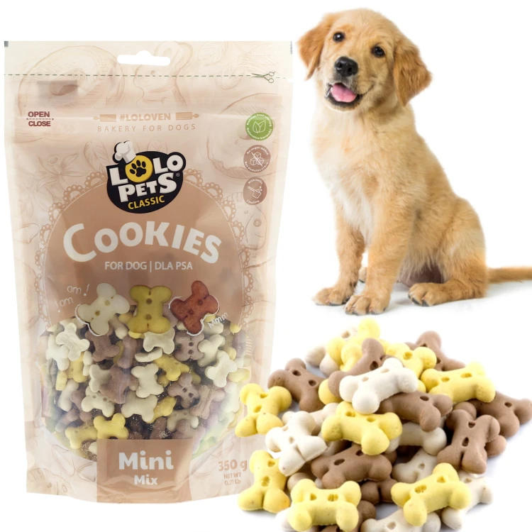 Ciastka przysmak psa, mix smaków Lolo Pets 350g