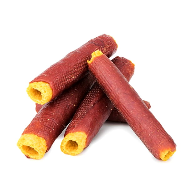 Przysmak dla psa Rolki ryżowe owinięte Kaczką Hau&amp;Miau 500g