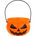 Koszyk, wiaderko, torba, pojemnik na cukierki Halloween Dynia
