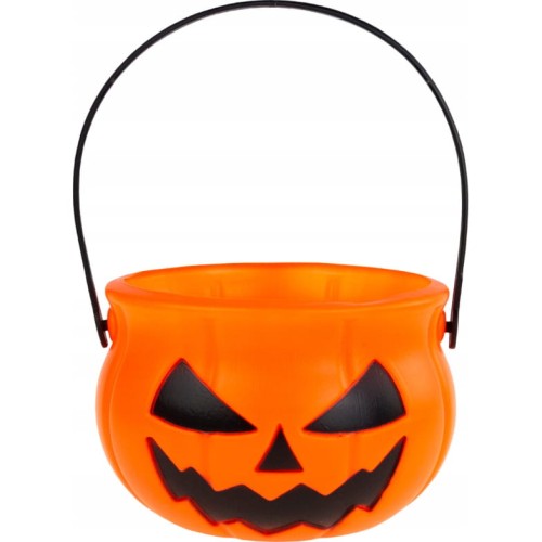 Koszyk, wiaderko, torba, pojemnik na cukierki Halloween Dynia