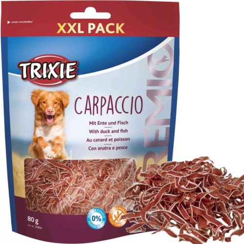 Przysmak dla psa miękkie paski Kaczka + Ryba Carpaccio Trixie PREMIO 80g