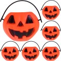 Koszyk, wiaderko, torba pojemnik na cukierki dekoracja Halloween Dynia 6szt
