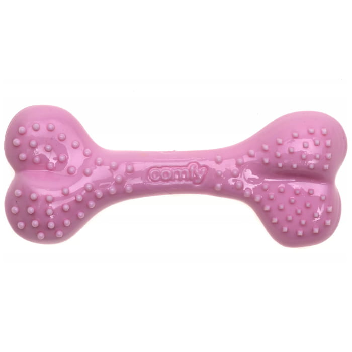 Zabawka, kość, gryzak dla psa, zapach Truskawka Comfy 16,5 cm L