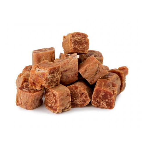 Przysmak, przekąska dla psa Kostki z Jagnięciną i Dorszem HauMiau 500g