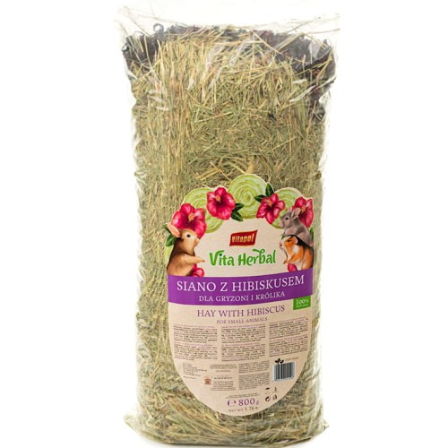 Siano sianko z Hibiskusem królika chomika świnki fretki myszy Vitapol 800g