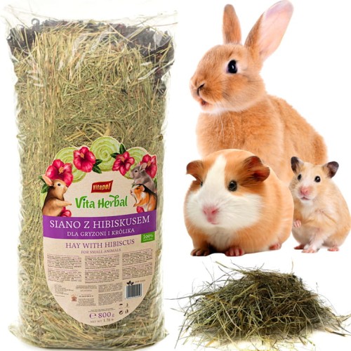 Siano sianko z Hibiskusem królika chomika świnki fretki myszy Vitapol 800g