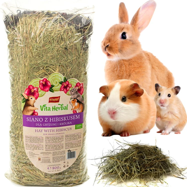 Siano sianko z Hibiskusem królika chomika świnki fretki myszy Vitapol 800g