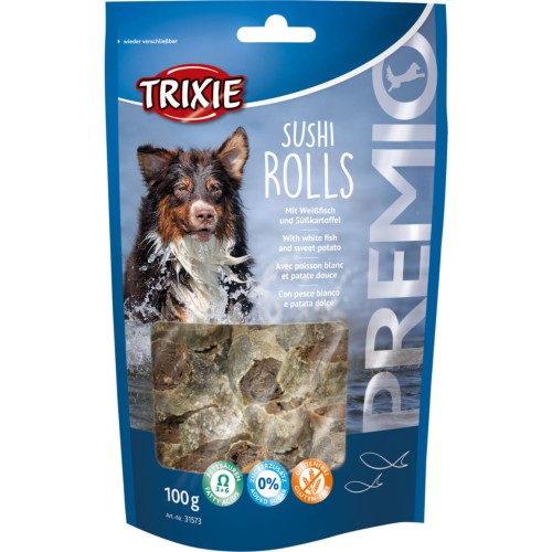 Przysmak, przekąska dla psa z rybą Sushi Rolls Trixie PREMIO 100g