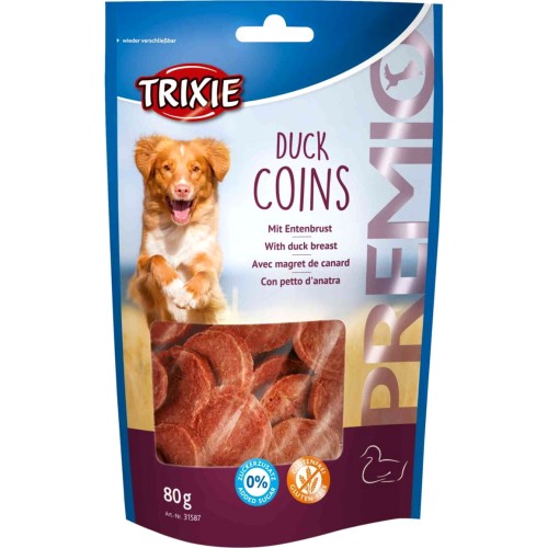 Przysmak, przekąska dla psa Krążki z Kaczki Duck Coins Trixie PREMIO 80g