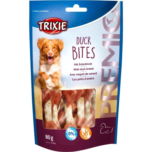 Przysmak, przekąska dla psa Kości z Kaczką Duck Bites Trixie PREMIO 80g