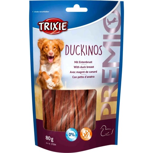 Przysmak dla psa Miękkie paski z Kaczki Duckinos Trixie PREMIO 80g