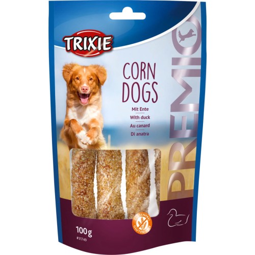 Przysmak dla psa Kaczka na pałce ze Skóry Corn Dogs Trixie PREMIO 100g