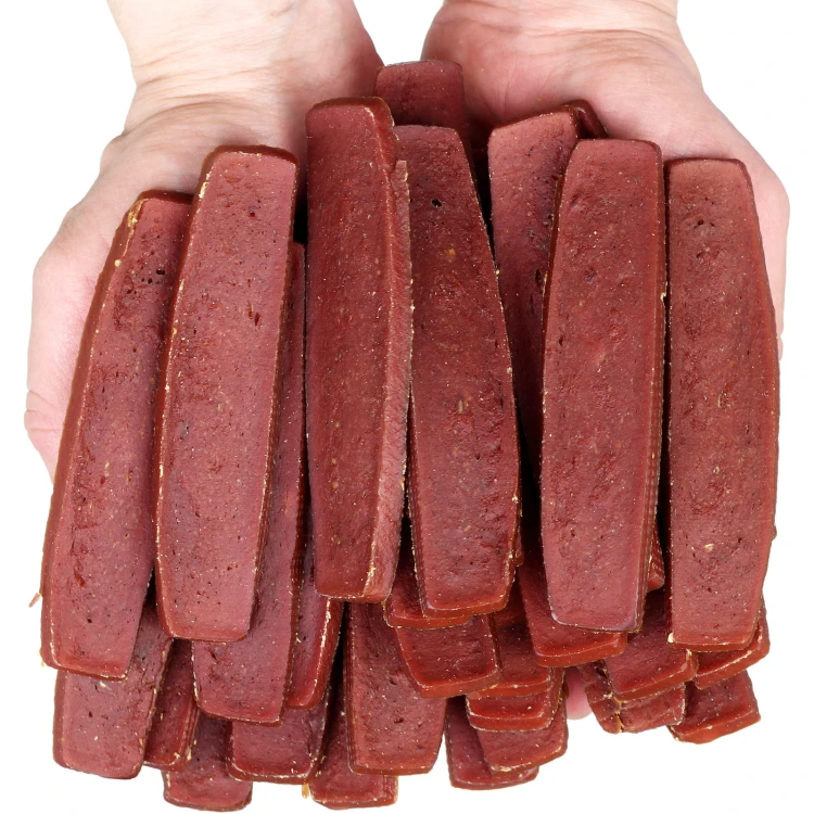Przysmak, przekąska dla psa Paski z Kaczki (91%) Hau&amp;Miau 500g