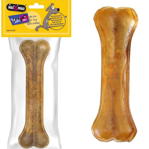 Kość prasowana naturalna przysmak gryzak dla Psa Hau&amp;Miau 26,5 cm, 1 szt.